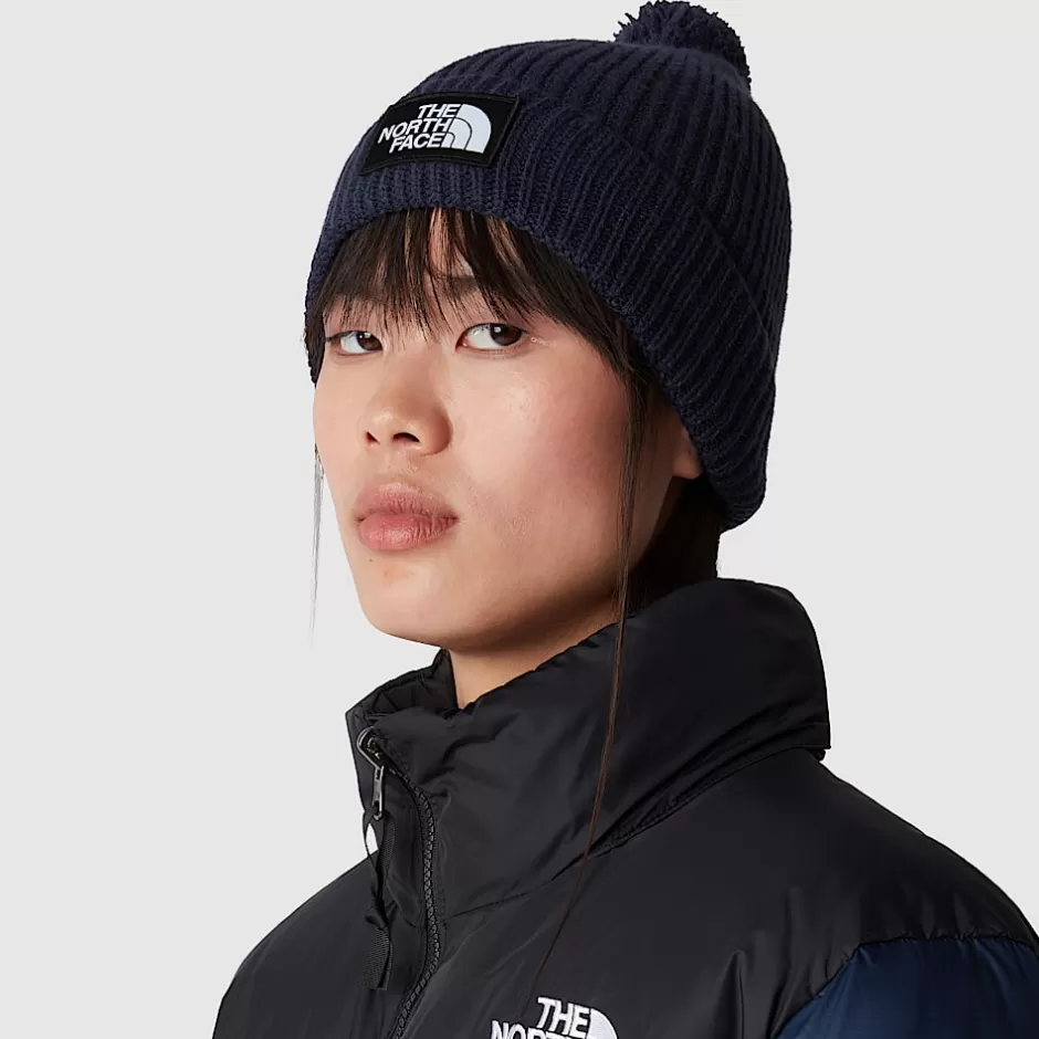 Bonnet à Logo Box TNF Et Pompon<The North Face Clearance