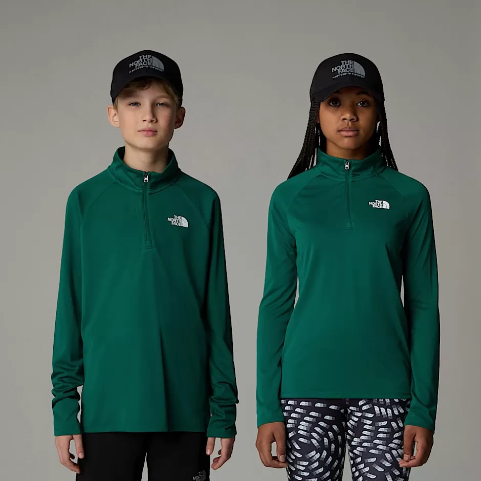 Haut à Manches Longues Et Col Zippé Never Stop Pour Enfant<The North Face Best Sale