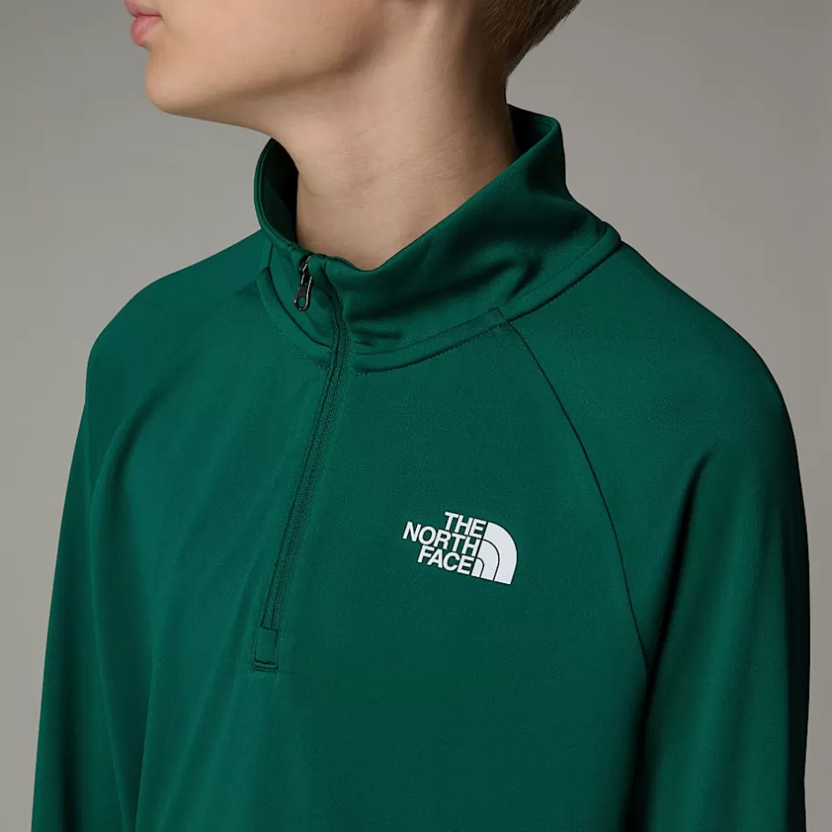 Haut à Manches Longues Et Col Zippé Never Stop Pour Enfant<The North Face Best Sale