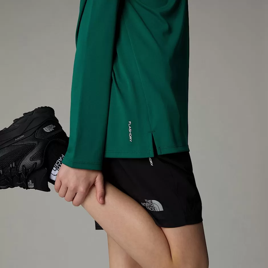Haut à Manches Longues Et Col Zippé Never Stop Pour Enfant<The North Face Best Sale