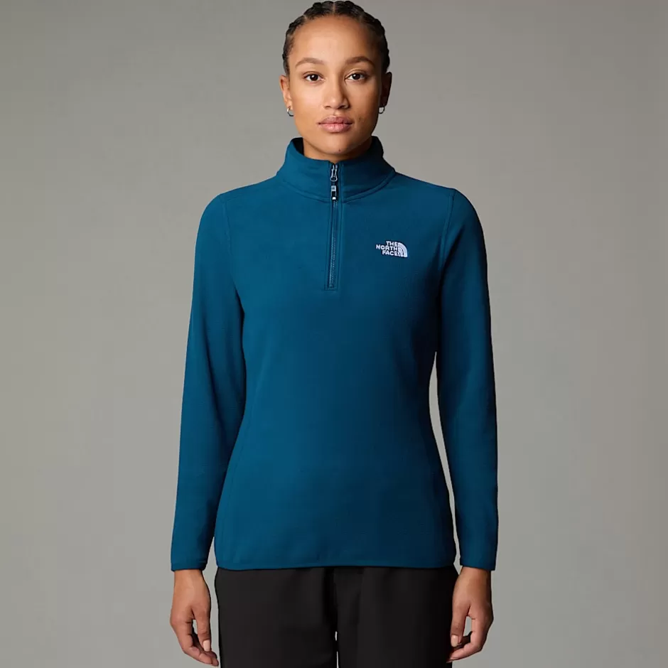 Polaire à Col Zippé 100 Glacier Pour Femme<The North Face New