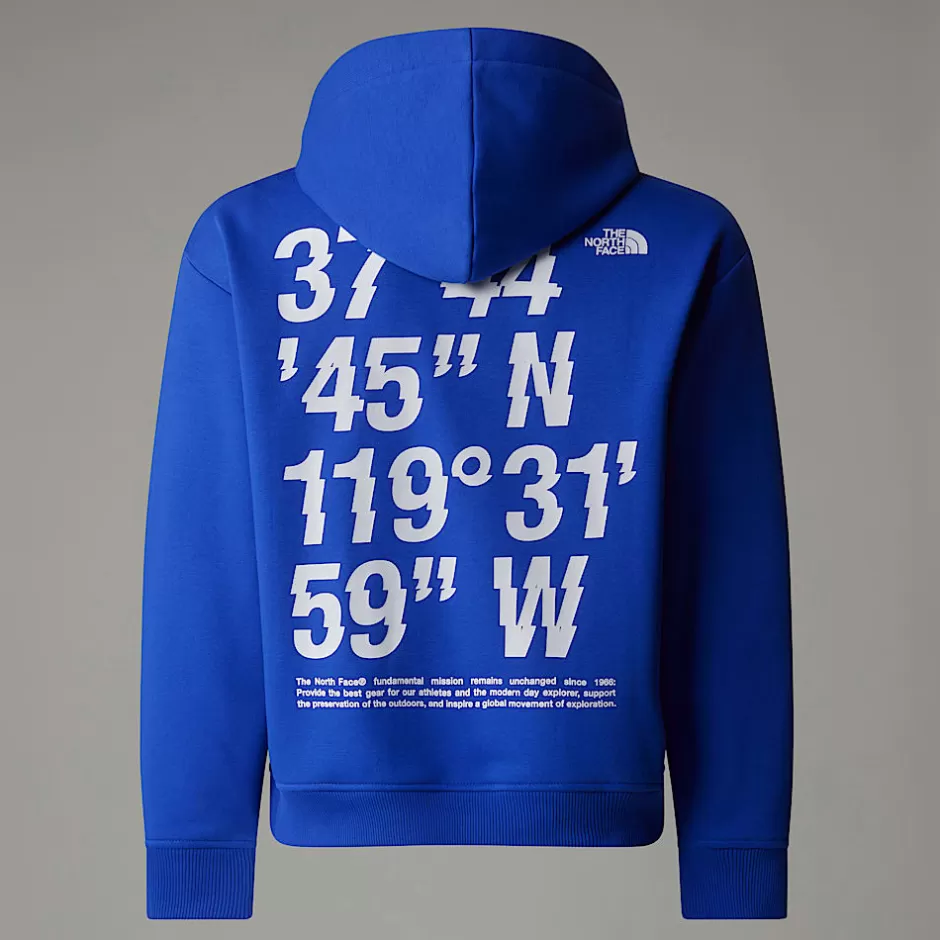 Sweat à Capuche Oversize Coordinates Graphic Pour Garçon<The North Face Hot