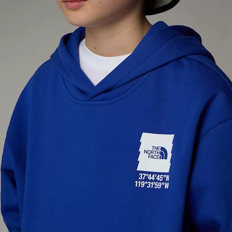 Sweat à Capuche Oversize Coordinates Graphic Pour Garçon<The North Face Hot