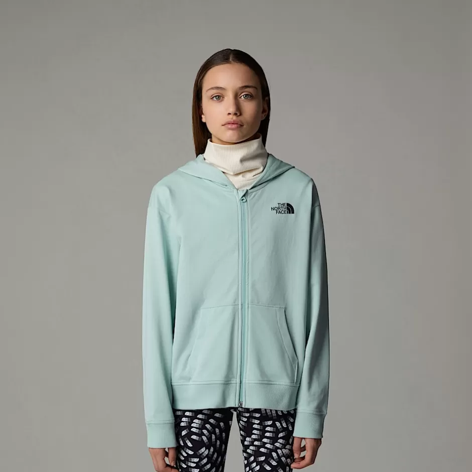 Sweat à Capuche Zippé Léger Oversize Pour Fille<The North Face Hot