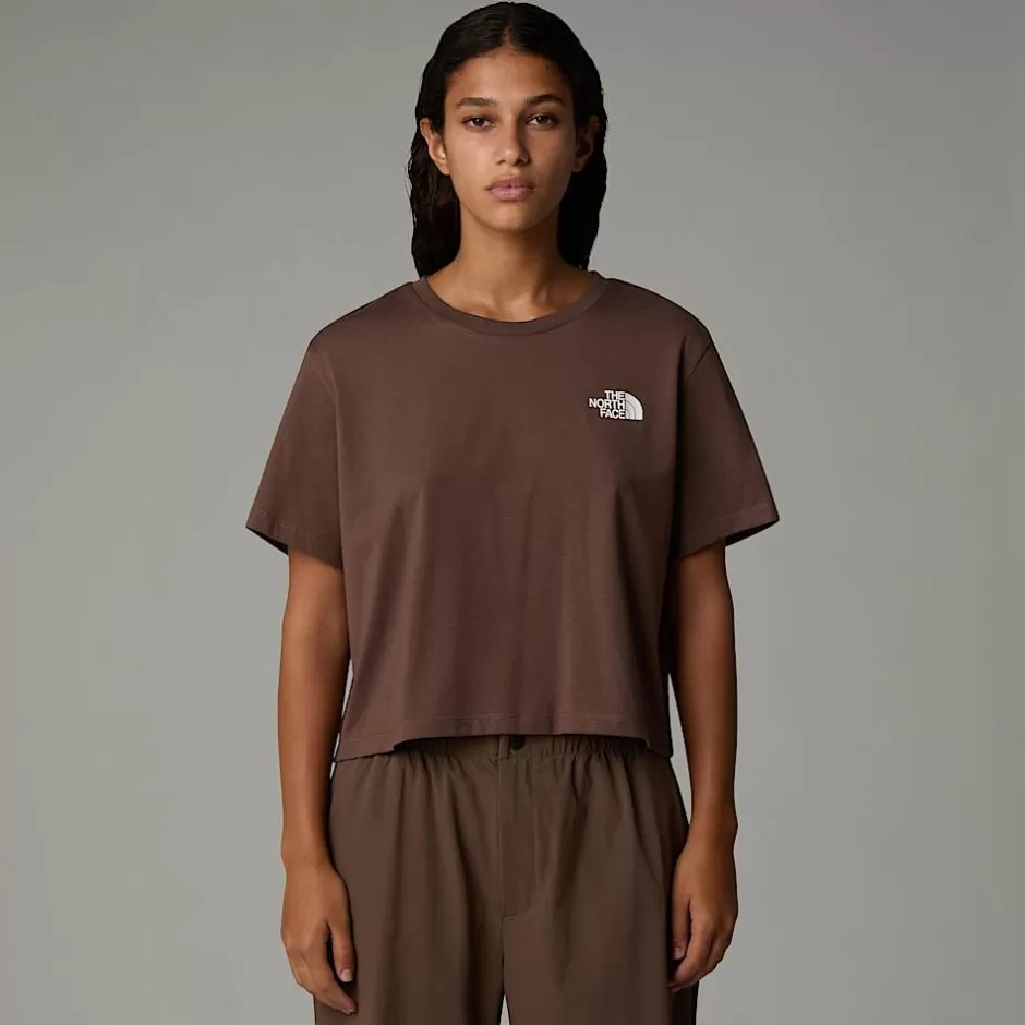 T-shirt Court Simple Dome Pour Femme<The North Face Best