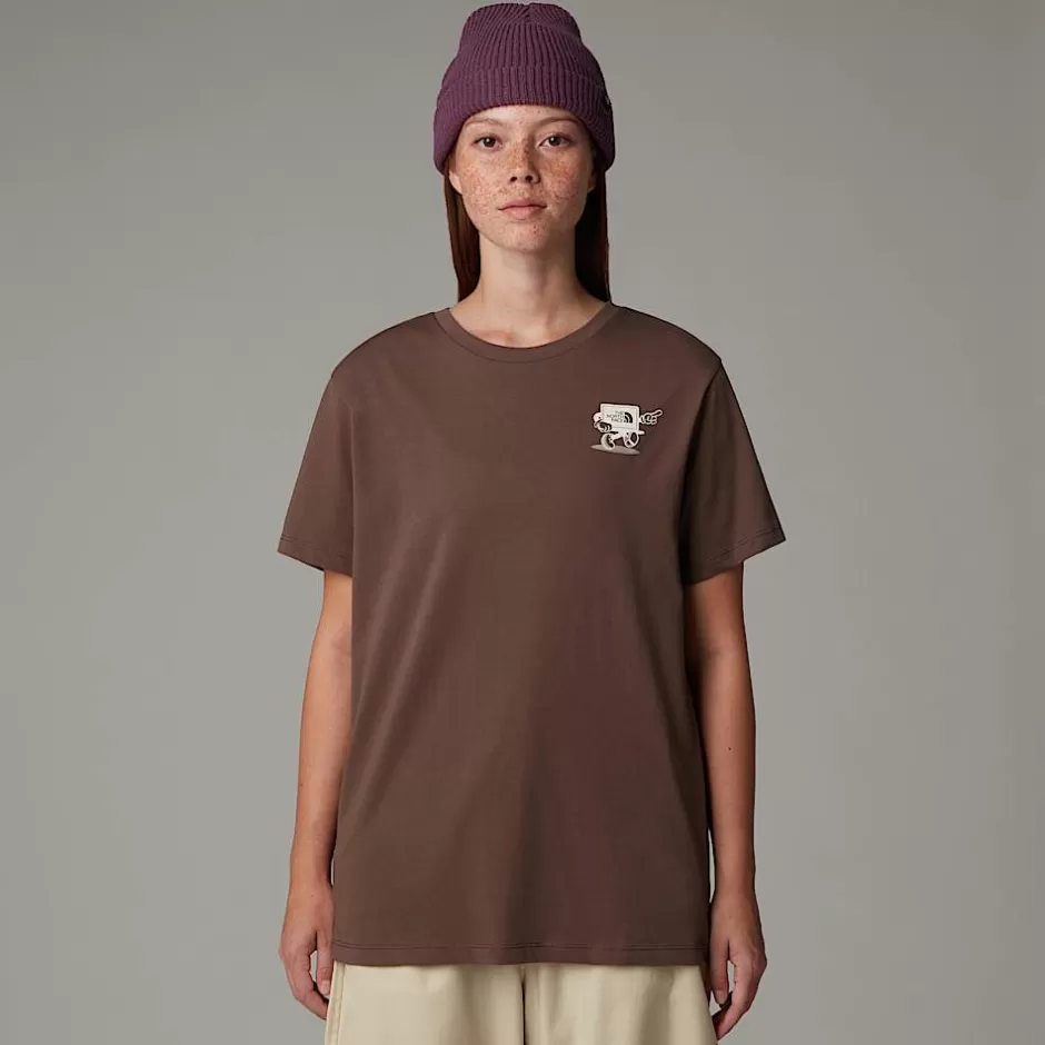 T-shirt Décontracté Cartoon Pour Femme<The North Face Cheap