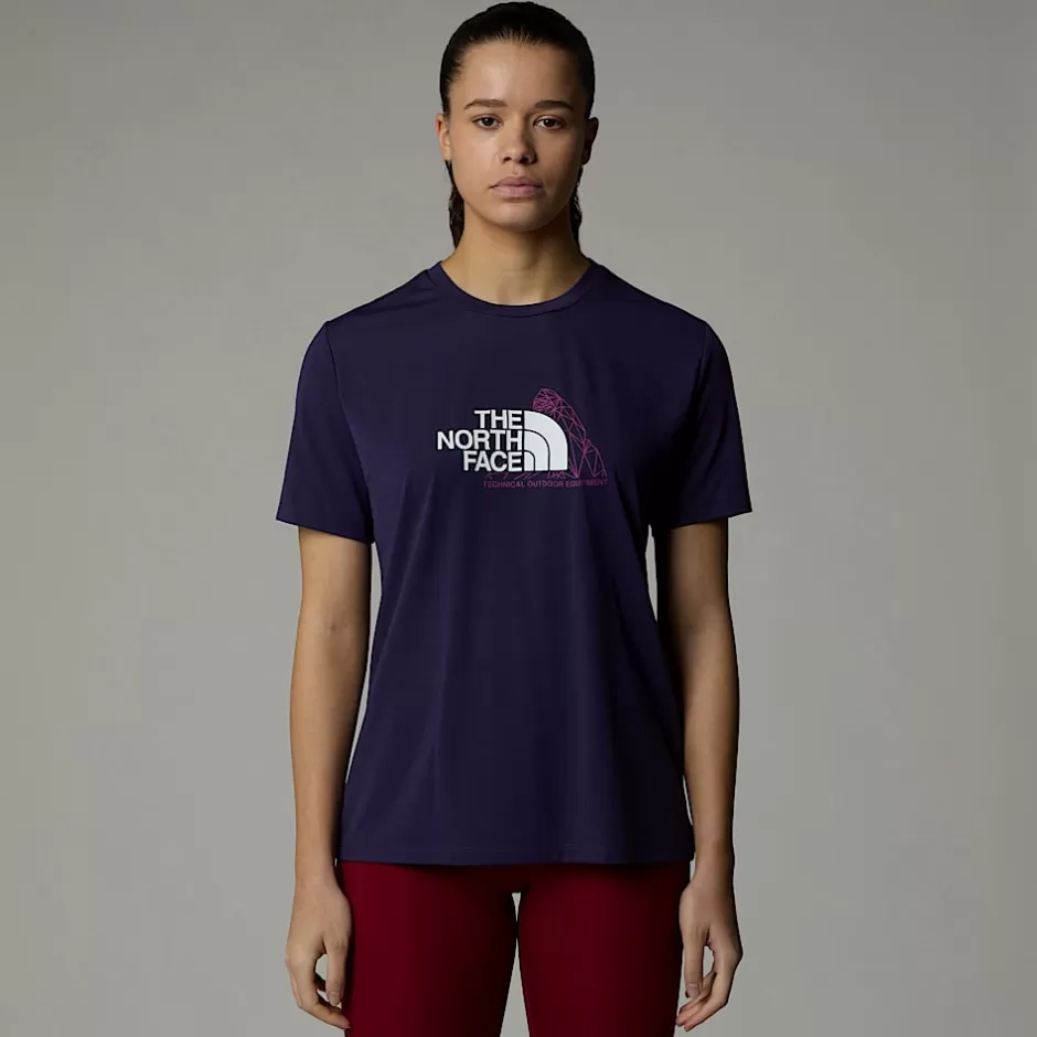 T-shirt Foundation Mountain Pour Femme<The North Face Cheap